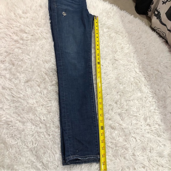 Pilcro Edit Fit Distressed Skinny Jeans‎ Medium Wash 26 - Picture 10 of 12